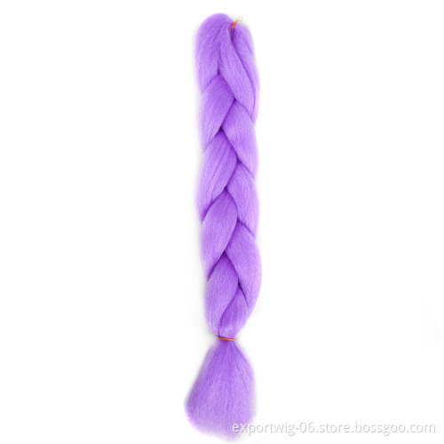 Jumbo Braiding Hair Extensions Glowing In The Dark Shining Synthetic Braid For Festival Cosplay Hair Braids For Darkness